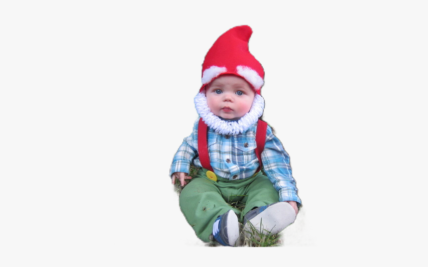 Who Would Resist A Cute Gnome Baby 💕🤗 - Disfraces Sencillos Para Bebes, HD Png Download