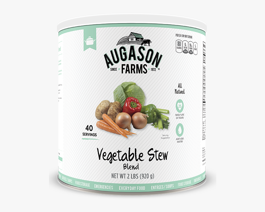 Augason Farms® Vegetable Stew Blend - Augason Farms, HD Png Download