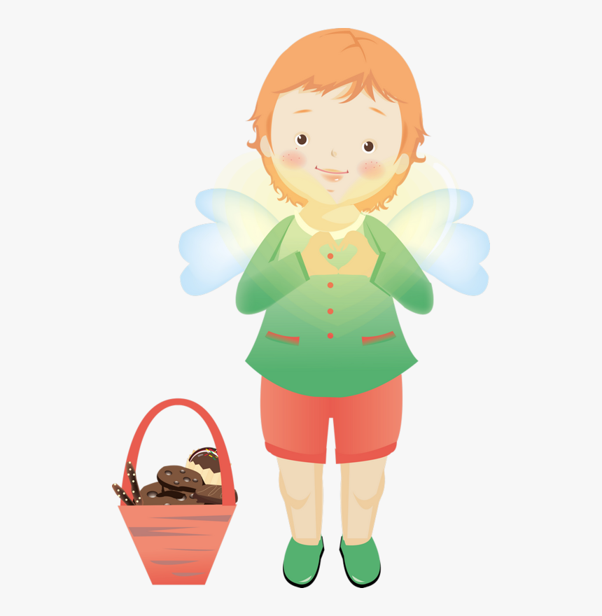Fairy Clipart Gnome - 可爱 卡通 人物 图片, HD Png Download