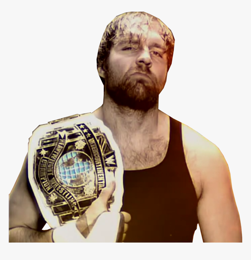 Wwe Dean Ambrose Intercontinental Champion 2017 , Png - Transparent Dean Ambrose Ic Champion, Png Download