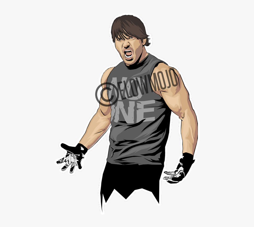 Boozy Mojo On Twitter - Dean Ambrose Crayons Draw, HD Png Download