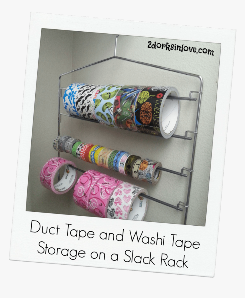 Duct Tape Storage Idea - Duct Tape Storage Ideas, HD Png Download
