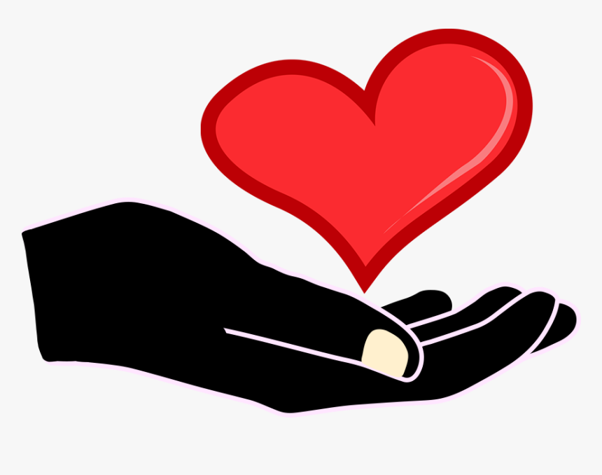 Given Heart Png Clipar Transparent - Transparent Png Image Of Give N Recieve, Png Download
