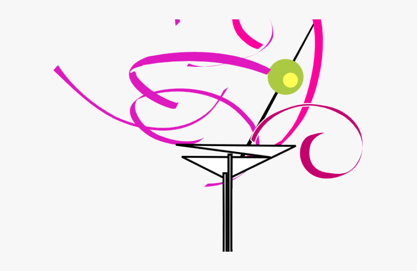 Martini Glass Clipart - Cocktail Glass, HD Png Download
