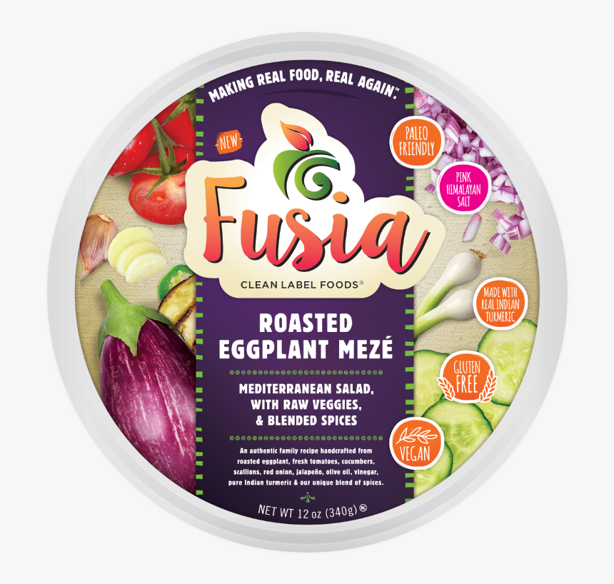 Picture Of Roasted Eggplant Meze In Its Packaging - Cabbage, HD Png Download