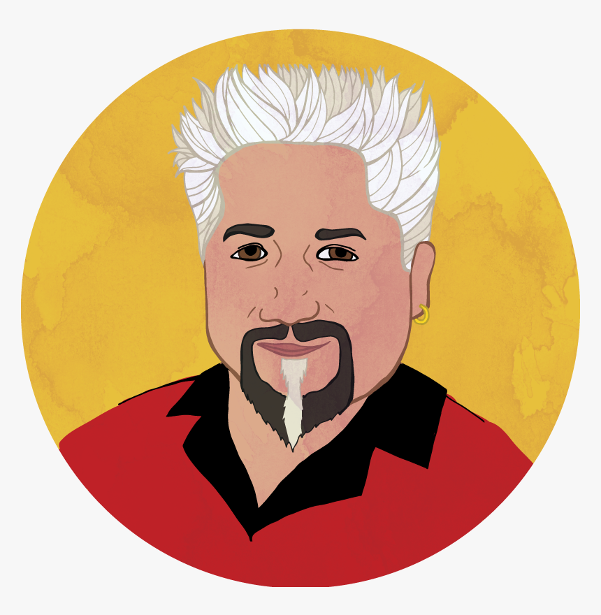 Guy Fieri - Illustration - Illustration, HD Png Download