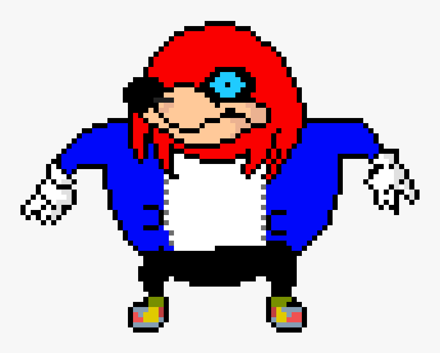 Red And Blue Ugandan Knuckles, HD Png Download
