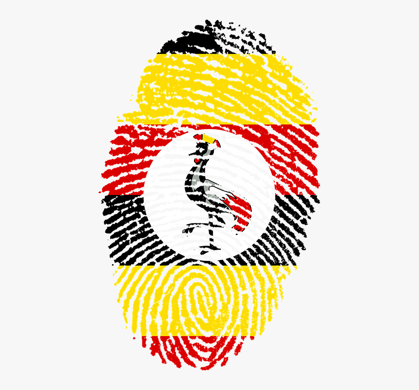 Uganda-653059 960 720 Clipart , Png Download - Uganda Flag Fingerprint, Transparent Png