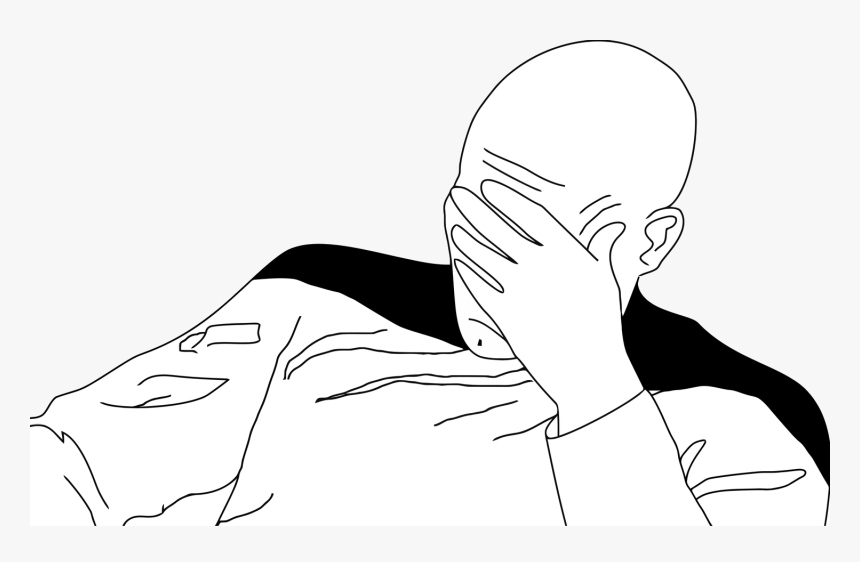 “guys, Have More Common Sense Than To Tell A Woman - Meme Facepalm Png, Transparent Png