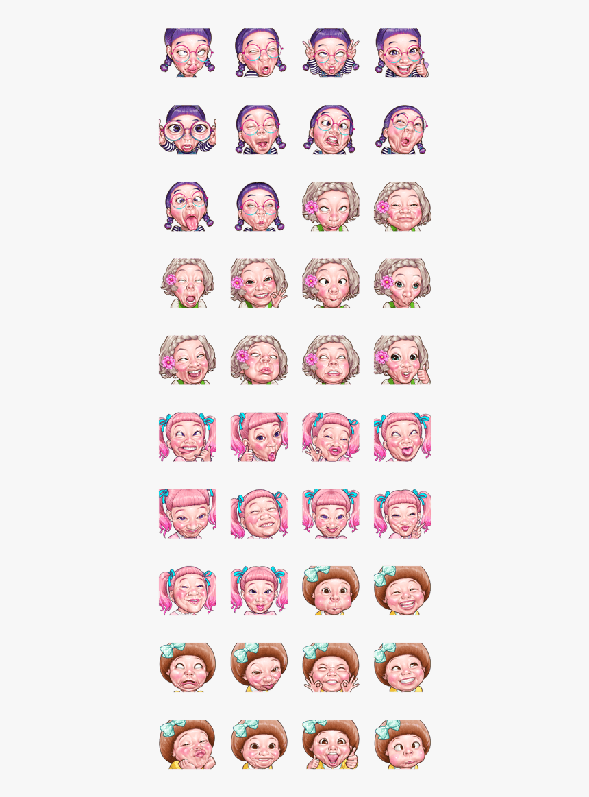 Funny Face Collection - 可笑 的 臉 的 收藏 2, HD Png Download