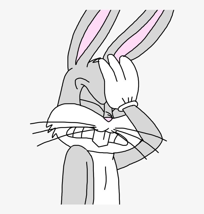Bugs Doing A Facepalm Remake By Super Marcos 96-d7b5rh9 - Bugs Bunny Face  Palm Png, Transparent Png , Transparent Png Image - PNGitem