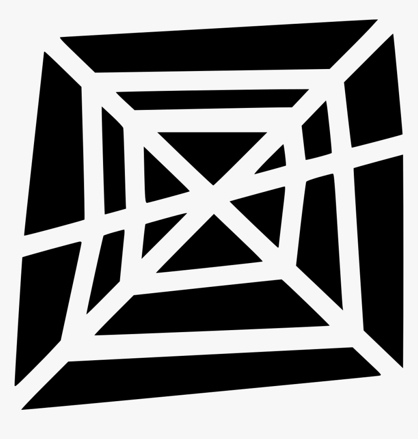 Spiderweb - Triangle, HD Png Download