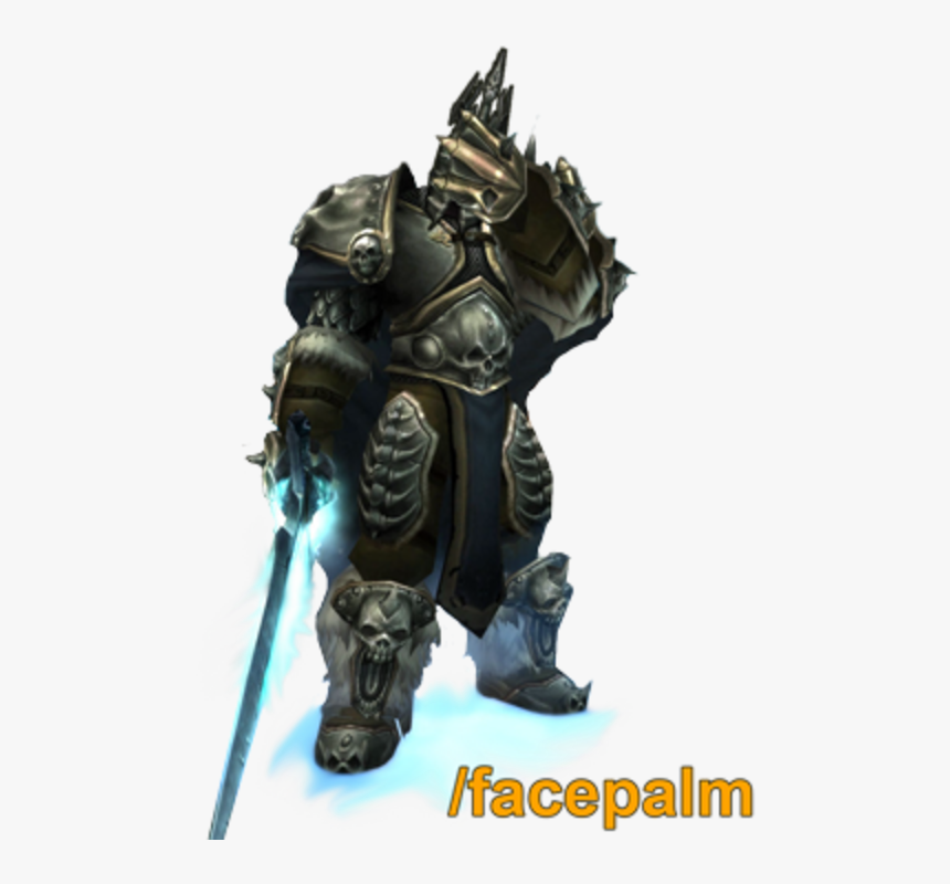 /facepalm World Of Warcraft - Wrath Of The Lich King, HD Png Download