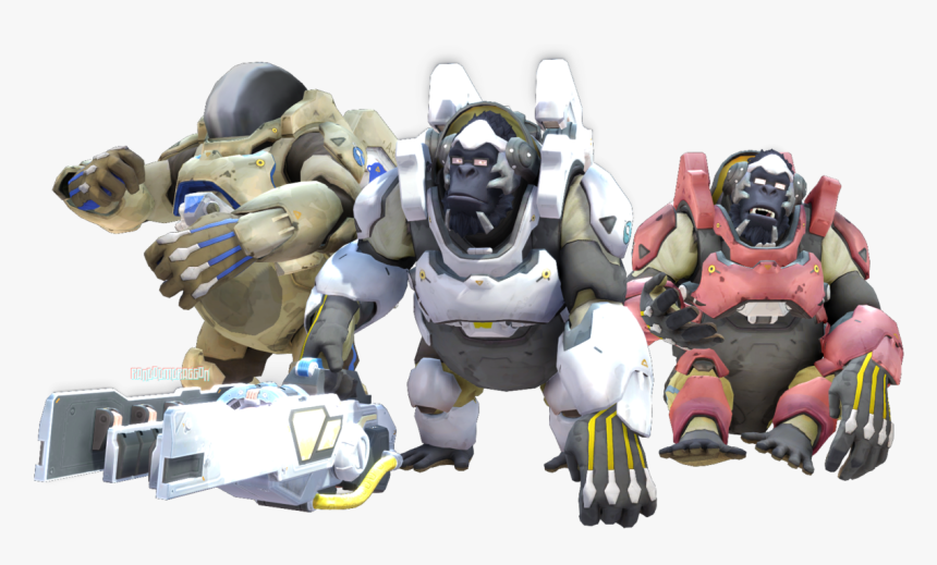 Winston Overwatch 3d Model, HD Png Download