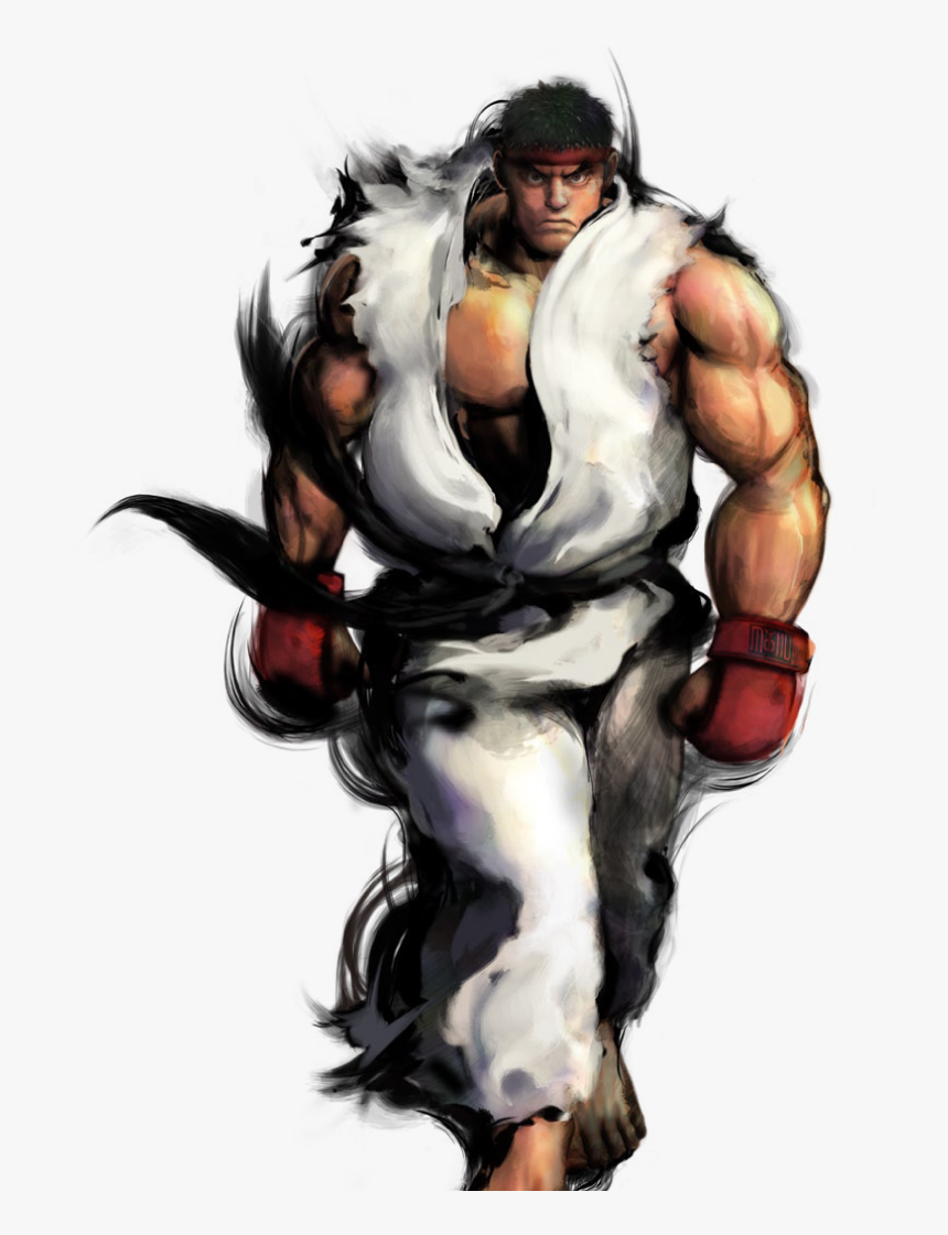 Download Ryu Png Transparent Image - Street Fighter 4 Art, Png Download