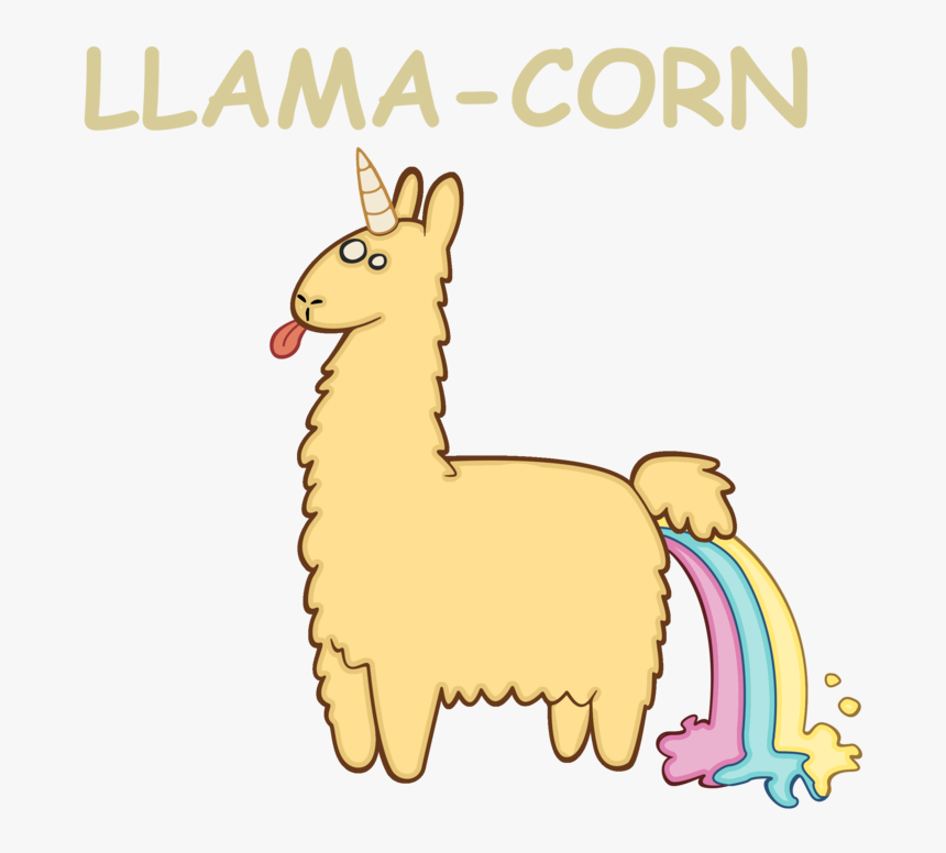Clip Art Llama Face - Llamas Corn, HD Png Download