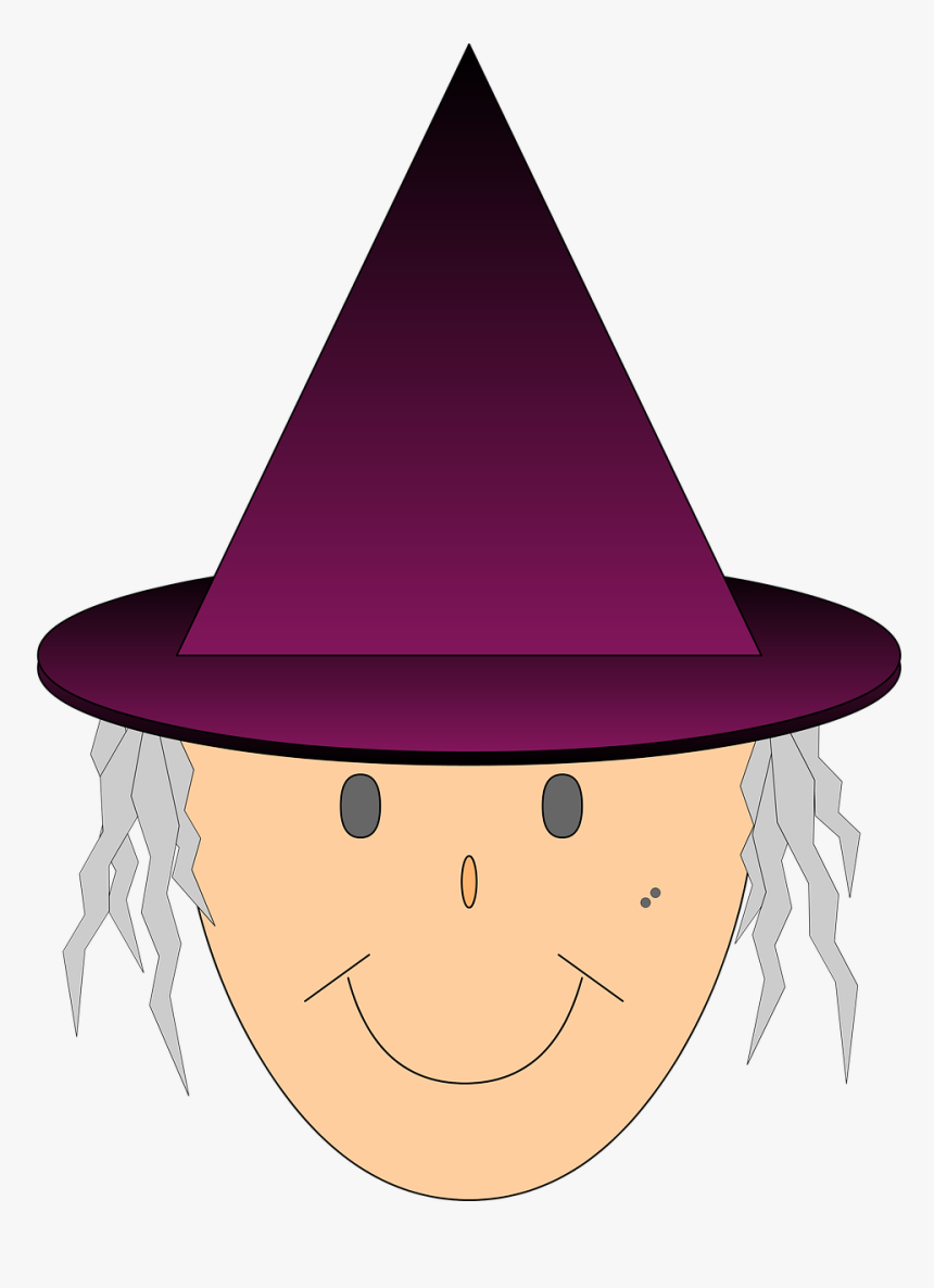Witch, Wizard, Helloween, Witch S Hat, Illustration - Transparent Small Pink Halloween Hat, HD Png Download