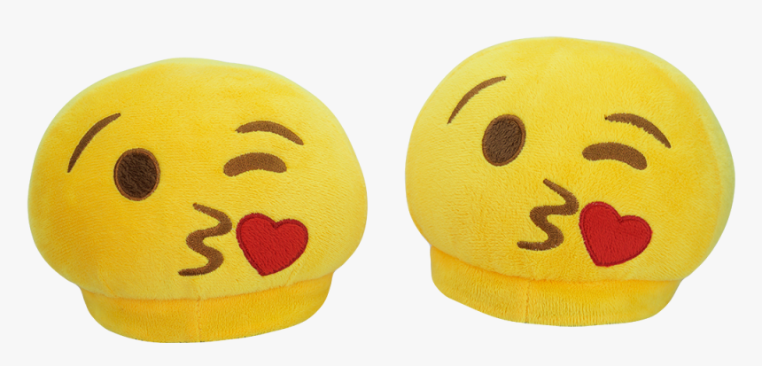 Emoji Slippers - Kissy Face - Smiley, HD Png Download