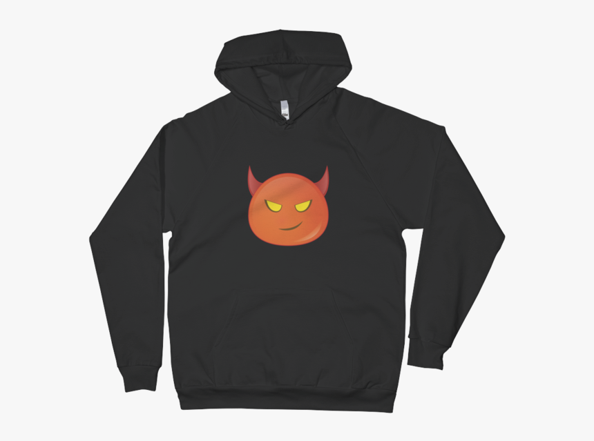 Expressive Red Devil Emoji Unisex Pullover Hoodie - All Legends Die Young Instagram, HD Png Download
