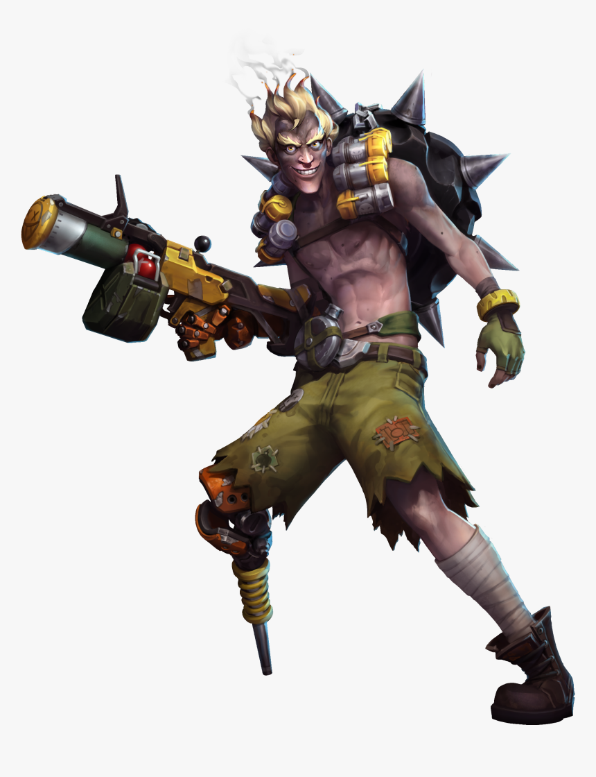 Gallery Image - Heroes Of The Storm Junkrat Png, Transparent Png