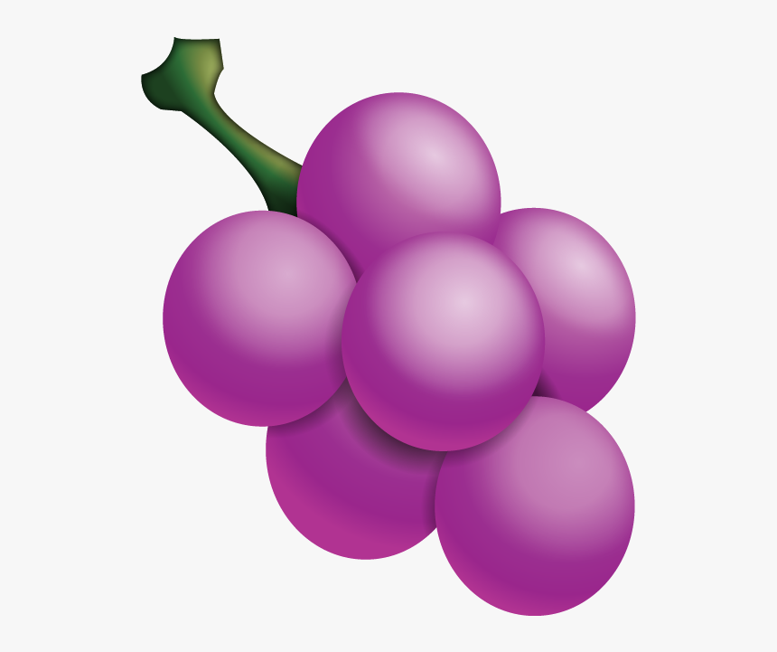 Purple Emoji Png - Grape Emoji Png, Transparent Png