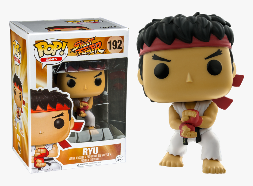 Ryu Us Exclusive Pop Vinyl Figure - Funko Pop Street Fighter, HD Png Download