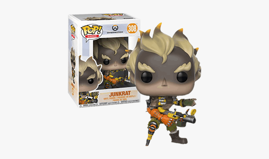 Figurine Pop Overwatch Junkrat, HD Png Download