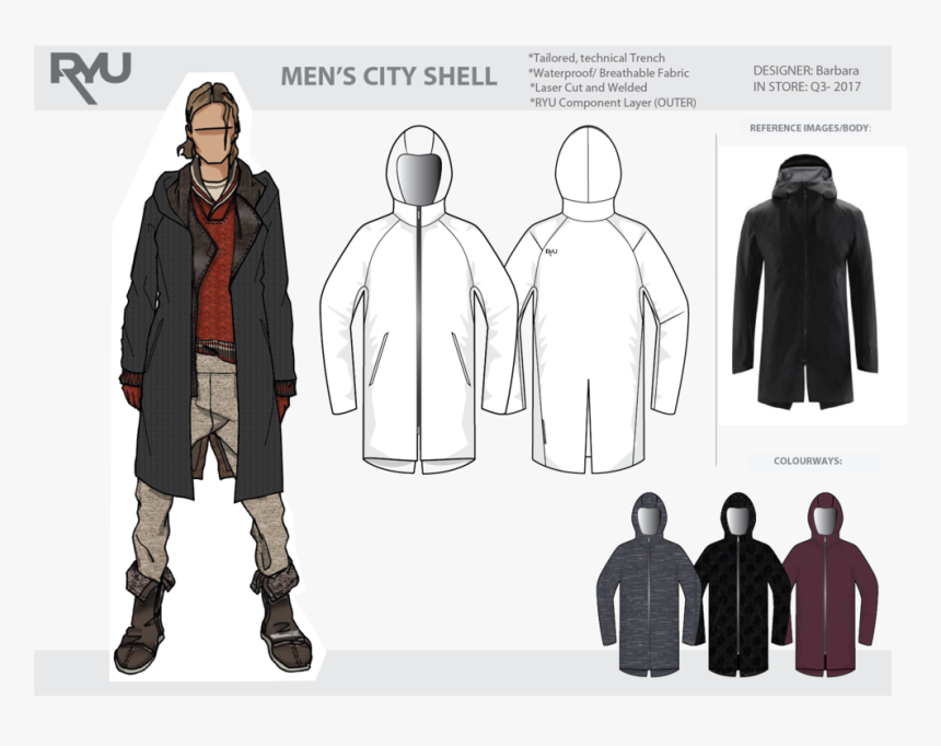 Ryu Outerwear 2017-02, HD Png Download