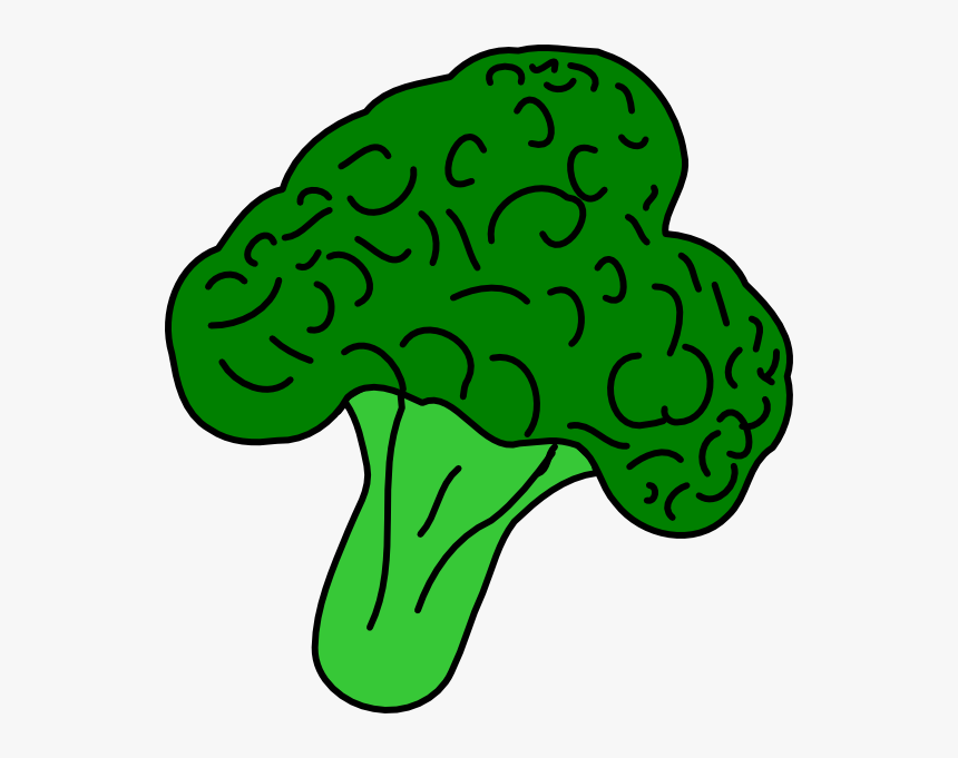 Broccoli Svg Clip Arts - Veggie Clipart, HD Png Download