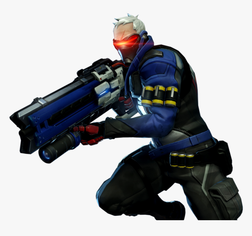 Overwatch Soldier 76 Png Vector Black And White - Overwatch Soldier 76 Transparent, Png Download