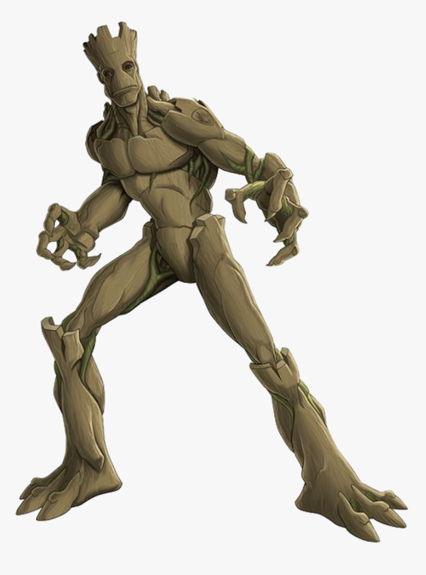 Groot Png - Groot From Guardians Of The Galaxy, Transparent Png