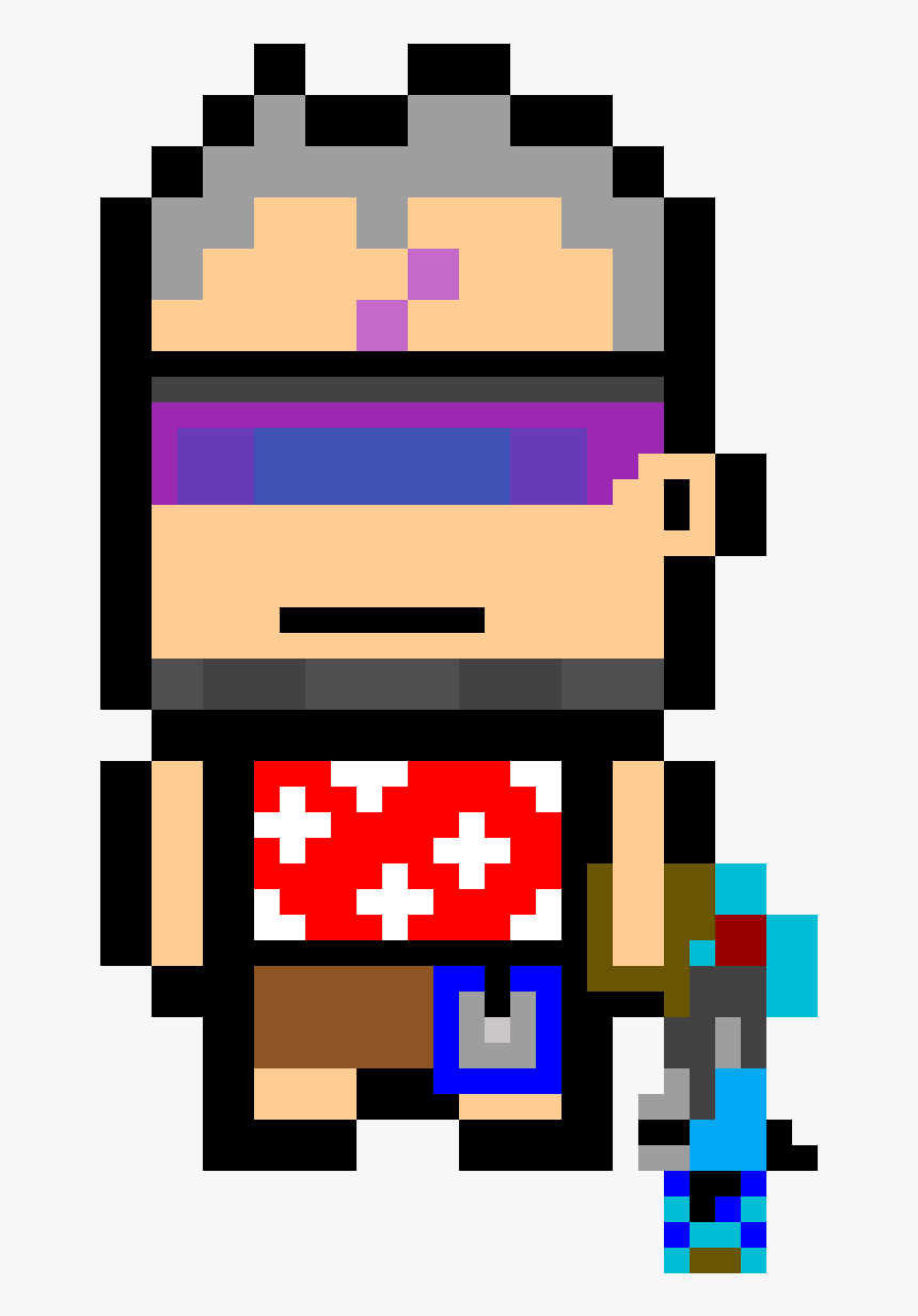 Transparent Soldier 76 Png - Ben 10 Pixel Art, Png Download