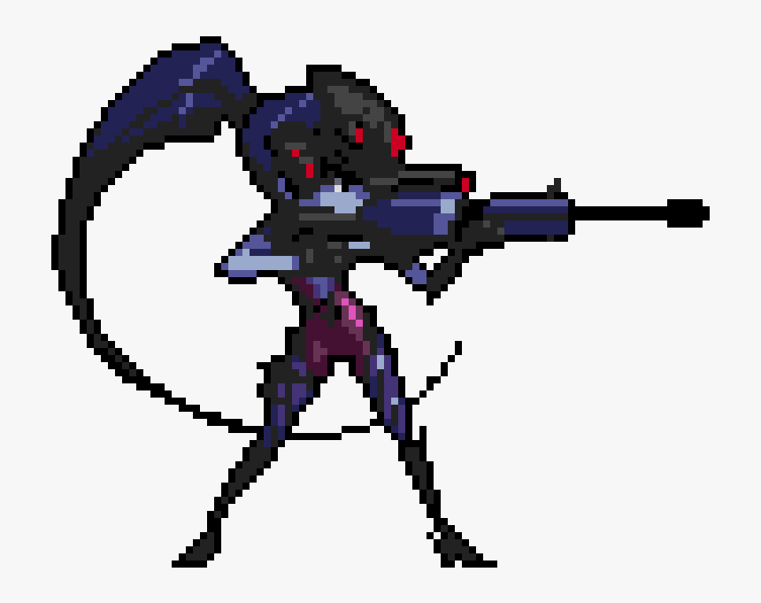 Widowmaker From Overwatch - Overwatch Widowmaker Pixel Spray, HD Png Download