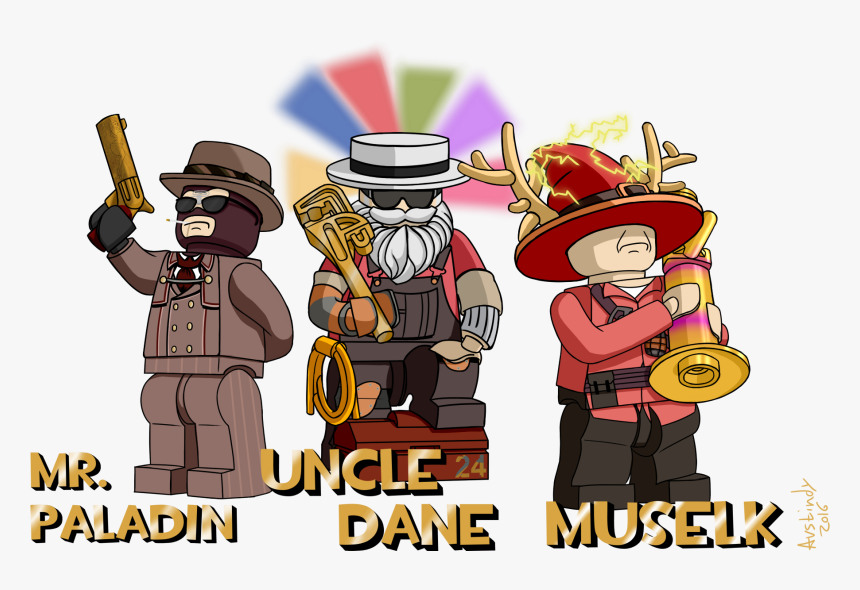 Lego Tf2 Miss Pauling, HD Png Download