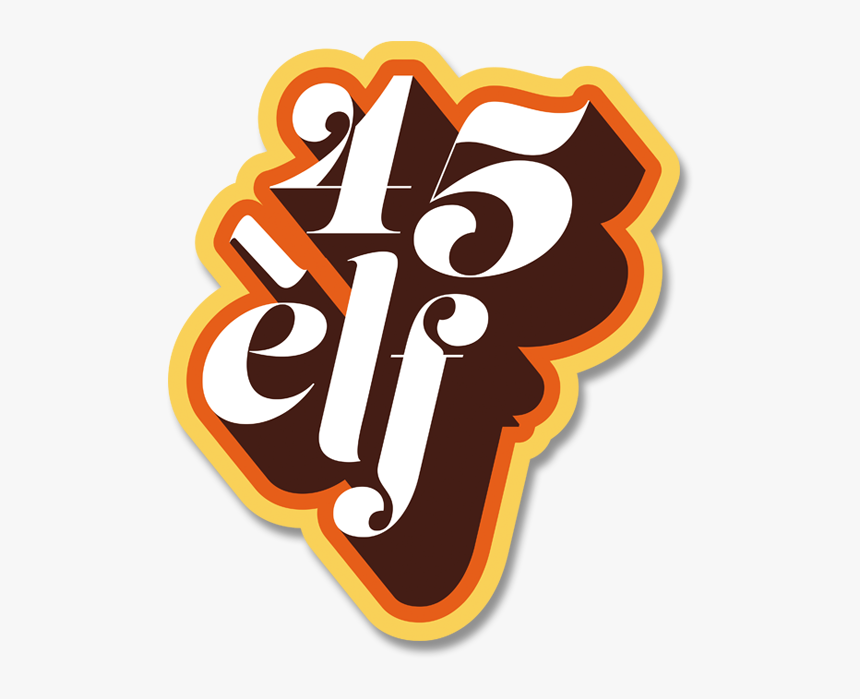 45elf Logo Groot - Illustration, HD Png Download