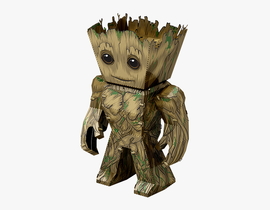 Picture Of Legends - Metal Earth Groot, HD Png Download