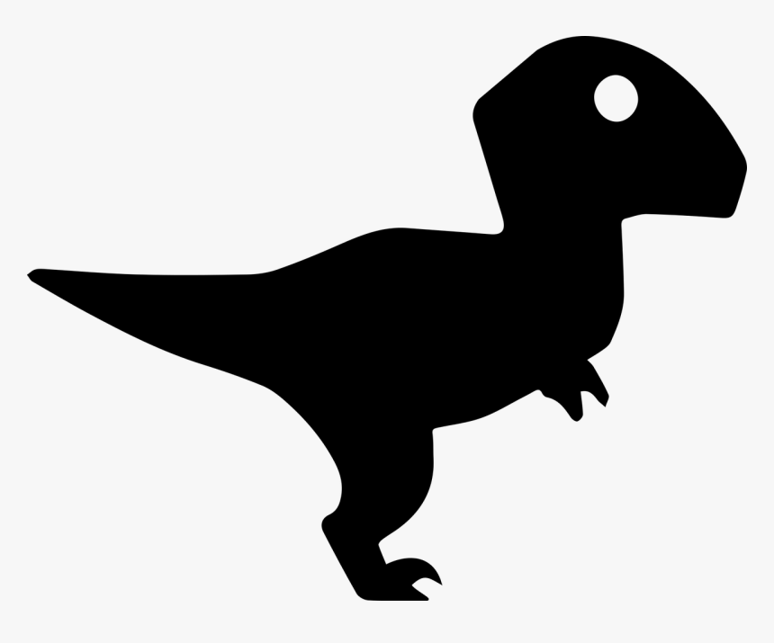 Velociraptor, Dinosaur, Silhouette, Animal, Prehistoric - Silueta De Un Dinosaurio, HD Png Download