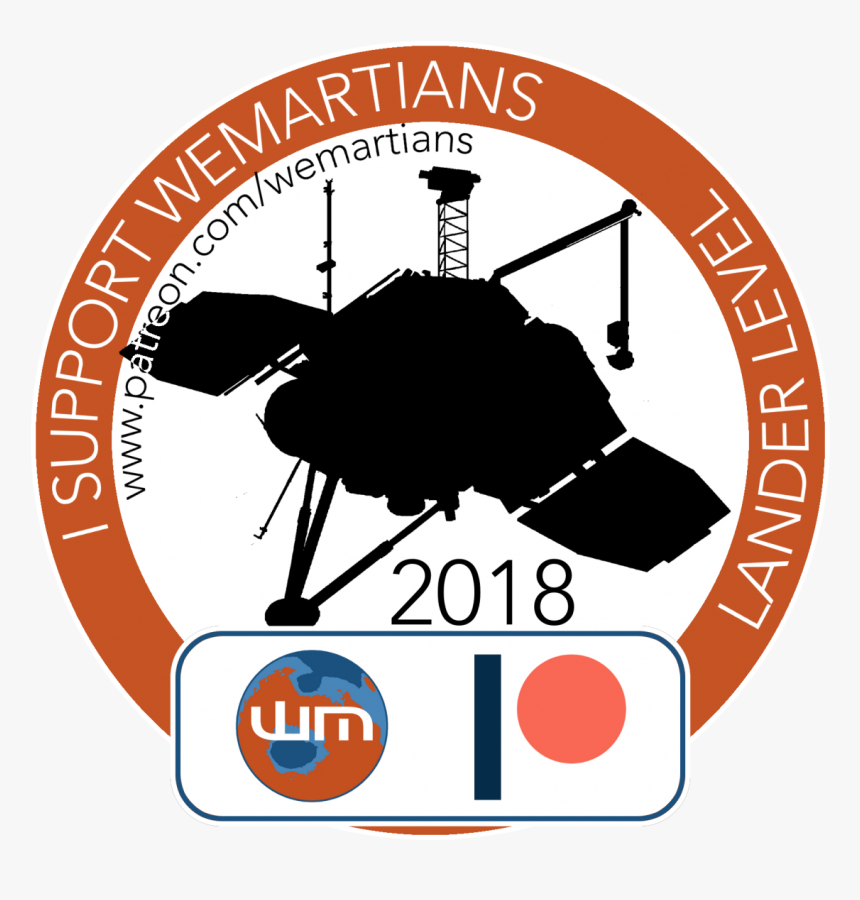 Wemartians Lander-level Social Media Badge - Illustration, HD Png Download