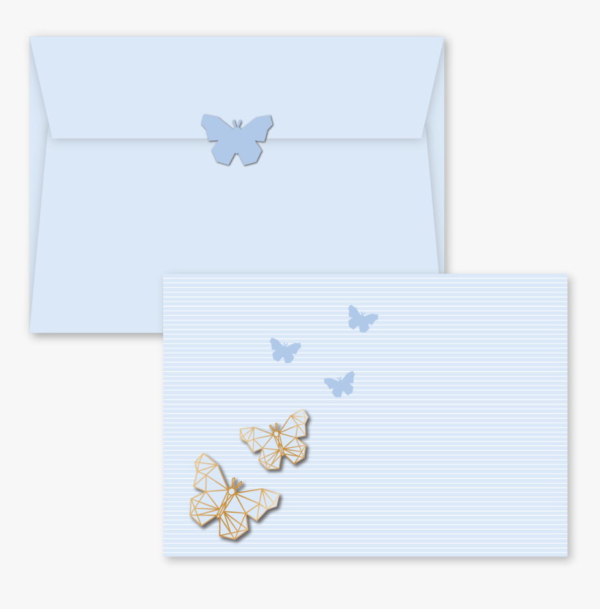 Fairy Dust Folded Card - Butterfly, HD Png Download