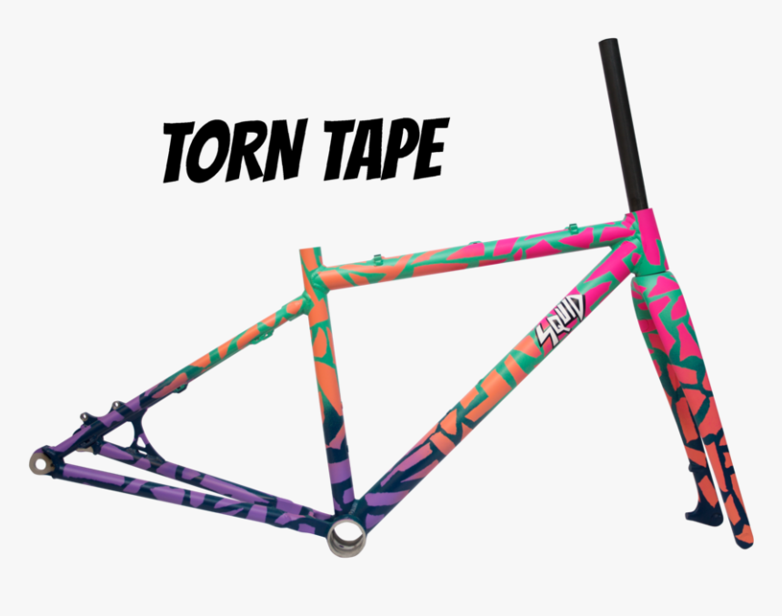 Splatter Paint Bike Frame, HD Png Download , Transparent Png Image