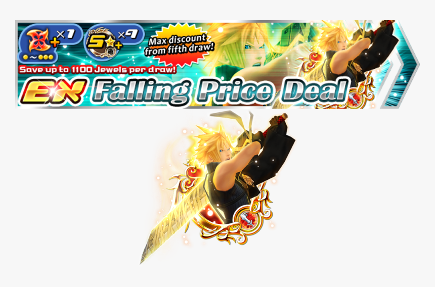 Cloud Kingdom Hearts Union X, HD Png Download