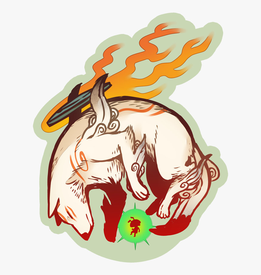 Okami Sketches, HD Png Download