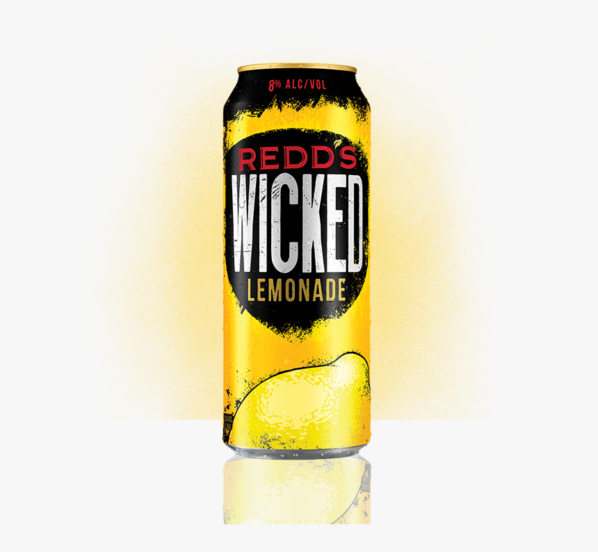 Redd S Wicked Lemonade - Caffeinated Drink, HD Png Download