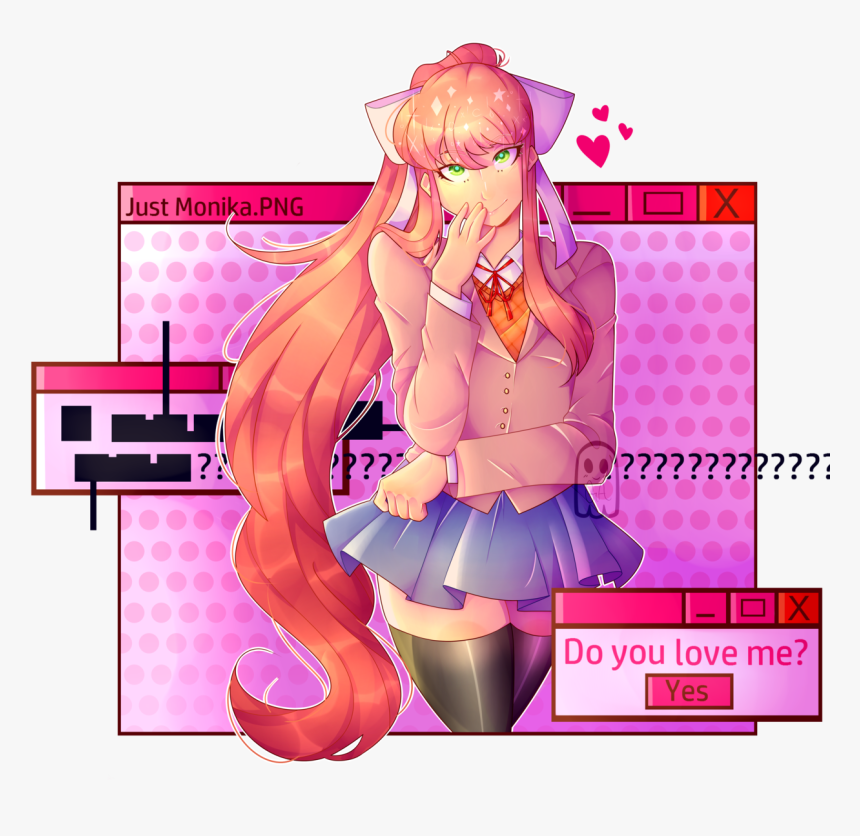 Monika Just Monika Doki Doki, HD Png Download