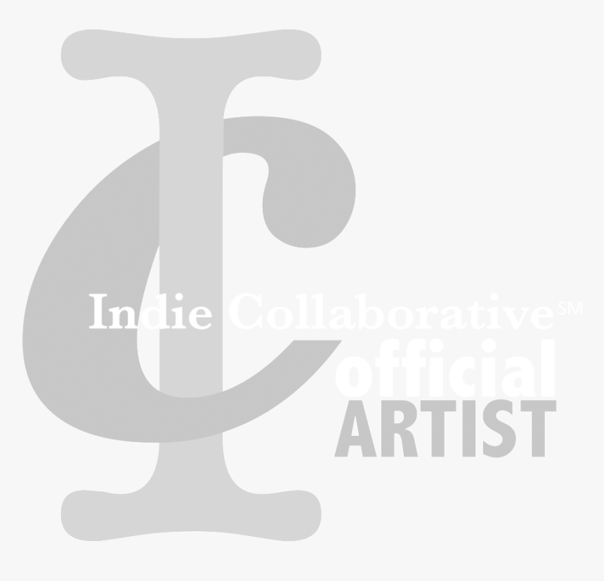 Indie Collab Artist W Name Trans Blk Text B W - Silhouette, HD Png Download