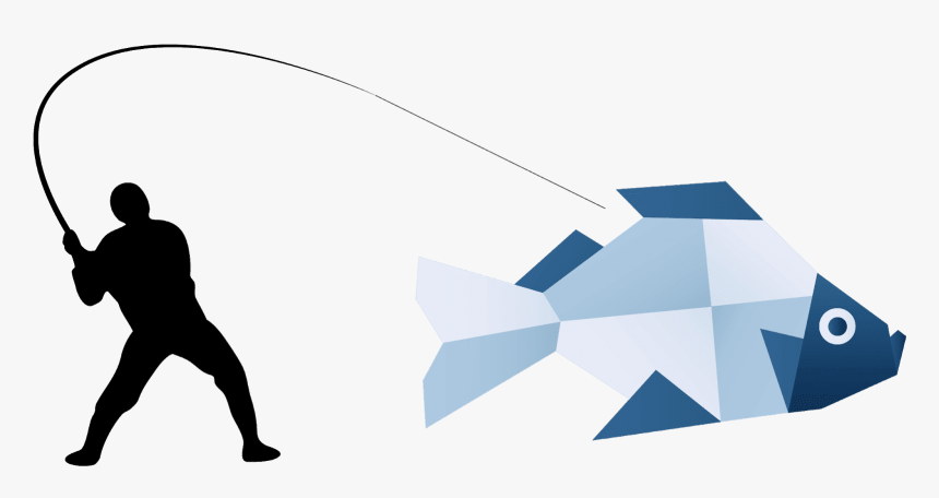 Human Fishing Logo, HD Png Download