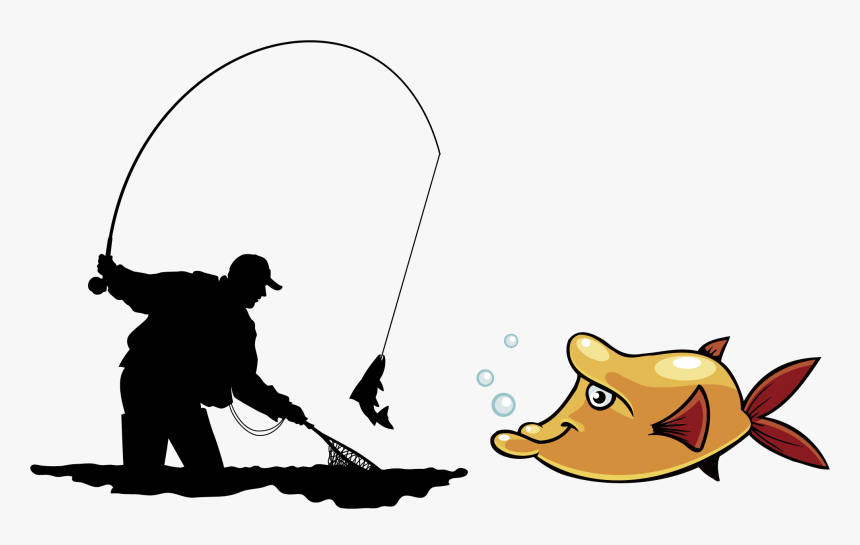 Fly Fishing Illustration, HD Png Download