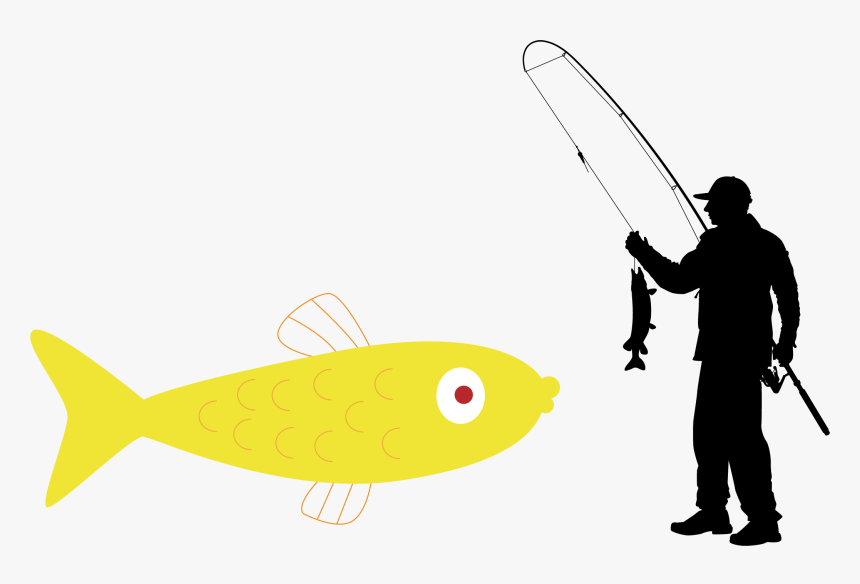 Clip Art Rod Transprent Png Free - Guy Fishing Logo Transparent Background, Png Download