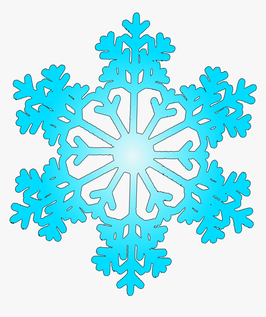 Snow Flake 6 Clip Arts - Flake Clipart, HD Png Download