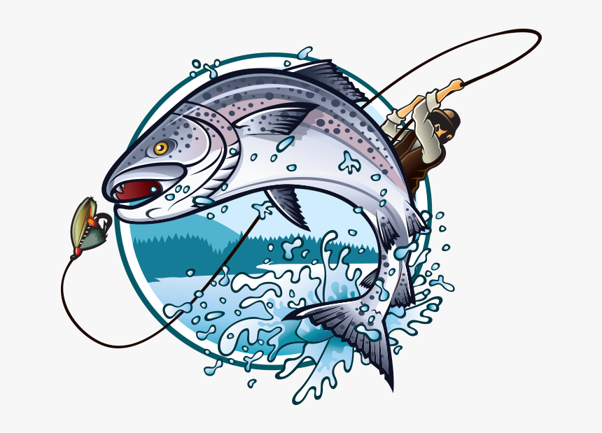 Illustration Fishing - Fishing Illustration, HD Png Download